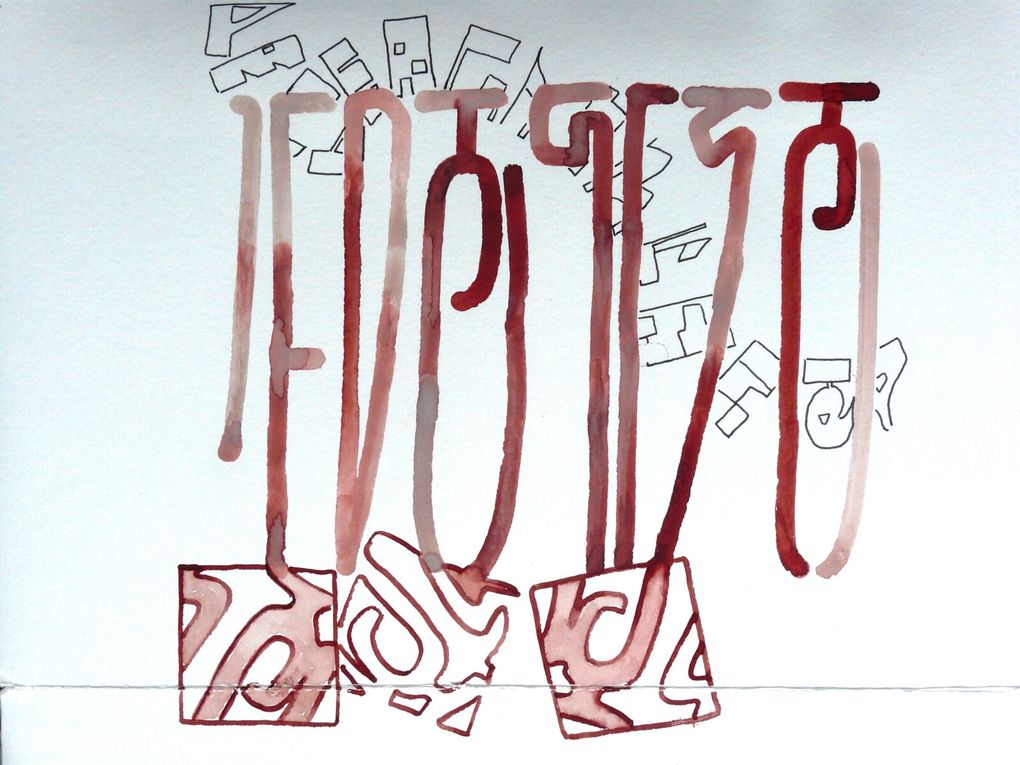Les nouveaux caractères s'élancent, s'épaississent, s'arrondissent, "se cursivisent" et se combinent. Plaisir de la création !