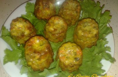 Tortilla aux poissons et ses légumes