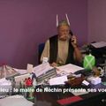 Depardieu : le maire de Néchin présente ses voeux en Astérix