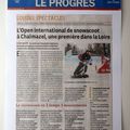 Les médias et L'Open International de Snowscoot