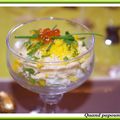 OEUFS MIMOSA EN VERRINE