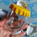 Charlottes pour pots de yaourts en verre