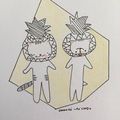 Choumi et Michou version ananas