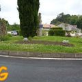 Rond-point à Boucau