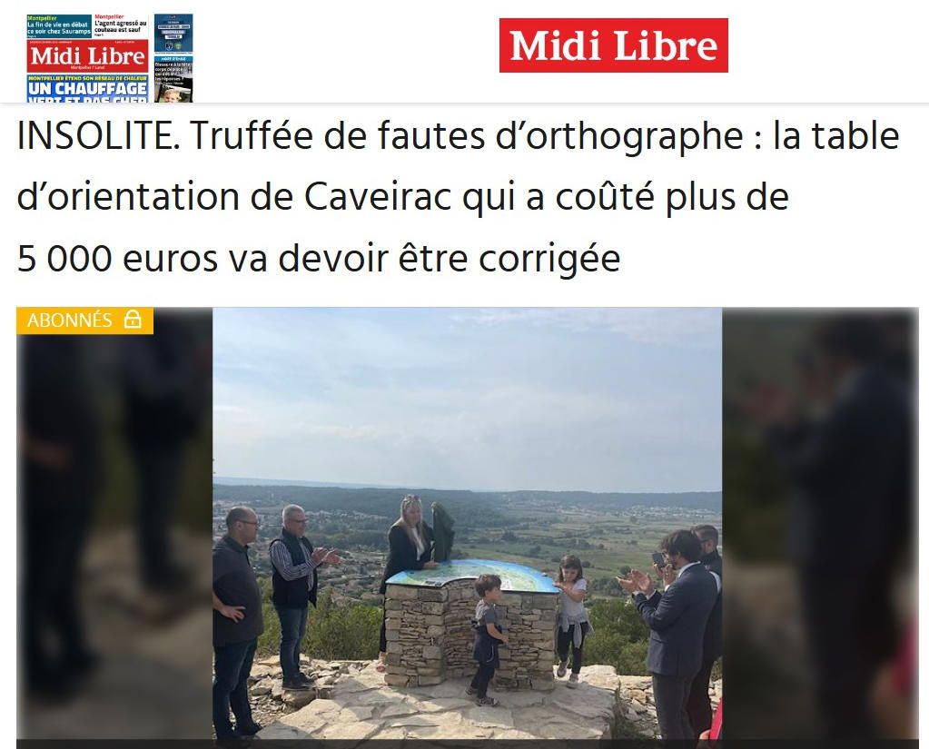 mal orientée