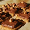 Biscuits croquants aux noisettes et au chocolat