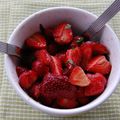 Savourer des fraises fraîches le plus simplement possible