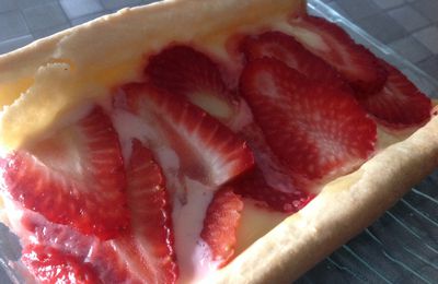 Tarte aux fraises........