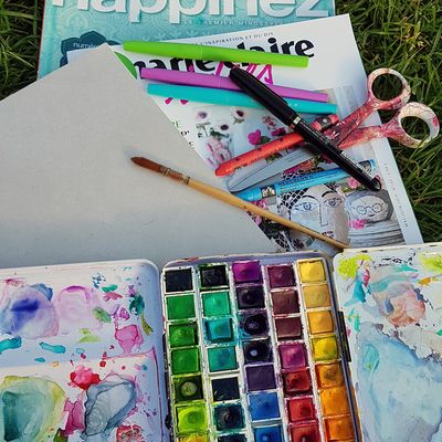 Un art journal au parc des Buttes Chaumont