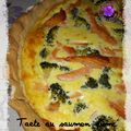 Tarte au saumon fumé et Brocolis