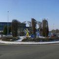 Rond-point à Beauvais