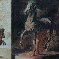 Théodore Géricault (1791-1824), Recto : «Diane Chasseresse»/Verso : «Etude de chevaux»