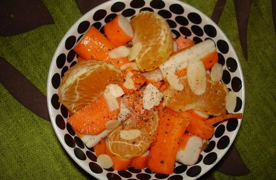 Petite salade monochrome toute fraiche