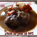 Daube de joues de porc