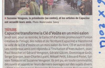 C.A.P.U.C.I.N.E transforme la Clé d'Voûte en salon littéraire !