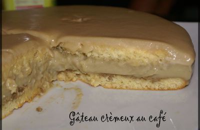 GATEAU CREMEUX AU CAFE