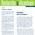  "Bacloflène : pour ou contre ?" - Recherche & Alcoologie Ireb n°41