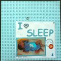 I love to sleep