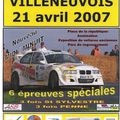 Classement Rallye de Villeneuve