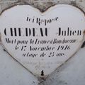 CHEDEAU Julien (Saint Florentin) + 25/09/1916 Bouchavesnes (80)