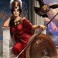 Minerve la déesse Romaine à Julius César en Tunisie pour son enfant Auguste César 
