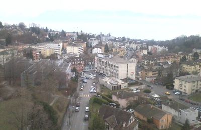 Quartiers en périphéries du centre ville ( quartier du pont de Chailly au nord est du centre ville)