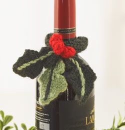 HOLLY WINE TOPPER