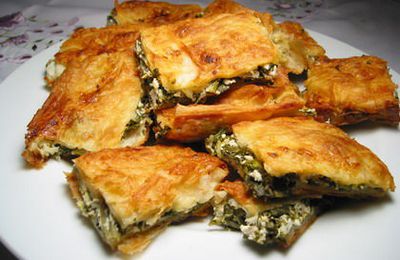 feuilletés épinards - feta (Ispanakli-Peynirli Börek)