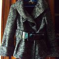 Manteau en tweed ZARA