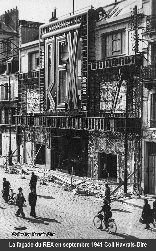 Le Havre Cinéma Gaumont Pathé Lecesne reconstruction Perret star Apollo Grillon Alhambra, Sirius Vox Rex Scala Royal Rio Réau Paris Sainte Adresse Lido  Normandy bombardement 1944.