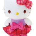 New collection Hello Kitty Check Ribbon ( 1976-2014 ) : the mascot plush 