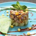 Ceviche de thon, maïs et légumes de Saupiquet®