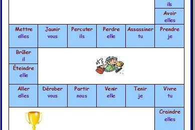 CONJUGAISON : Jeu de l'oie du passé composé