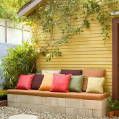 Utilisation de parpaings 