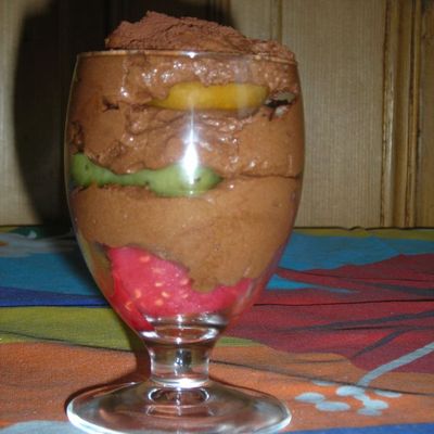 Mousse au chocolat surprise