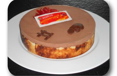 Entremet chocolat caramel