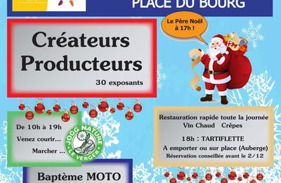 Marché de Noël Le Verger samedi 5 Décembre