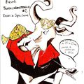 Taureau, animal mythique#2 du 25 au 27 mars dessins et aquarelles de Sophie Cousinié