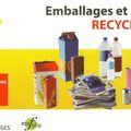 Poubelles à couvercle jaune