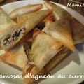 Samosas d'agneau au curry