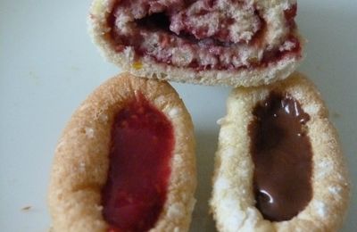 Petites douceurs pour le goûter: barquettes et petits roulés