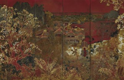 Nguyễn Gia Trí (1909-1993), Paysage (Landscape), 1940