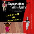 Animation et spectacle de Marionnettes - théâtre d'ombres