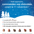 Commandez vos chocolats !