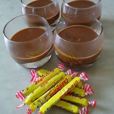 Petites crèmes aux Carambars...