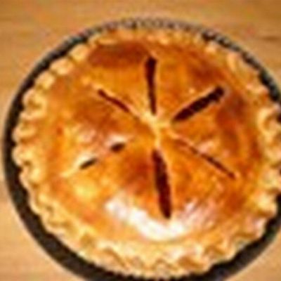 Tarte aux fruits rouges et nectarine