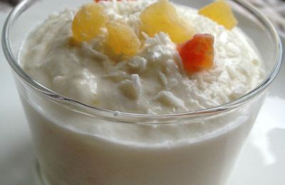 Mousse légère ananas/coco