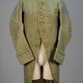 Gents Shot Silk Frock Coat, 18th century