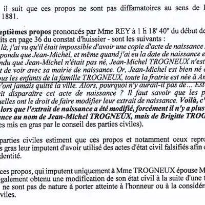 Rey-Roy(Jegousse) Vs Macron-Trogneux : le jugement