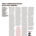 Tirer vraiment les leçons de la crise sanitaire